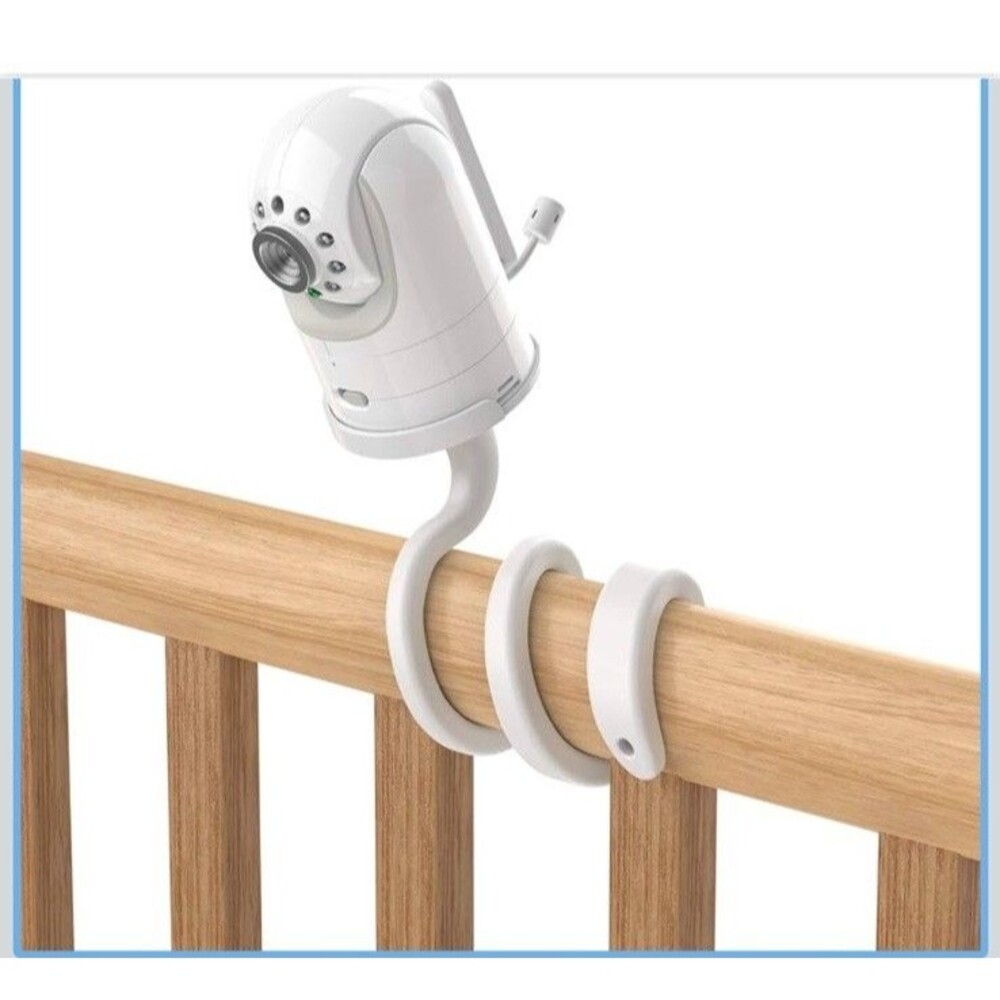 Flexible Mount for Infant Optics DXR-8 and DXR-8 Pro Baby Monitor,720p, White